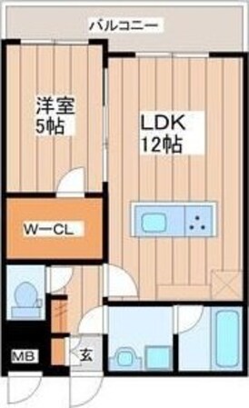 LUANA・AIR・RESIDENCE五橋の物件間取画像